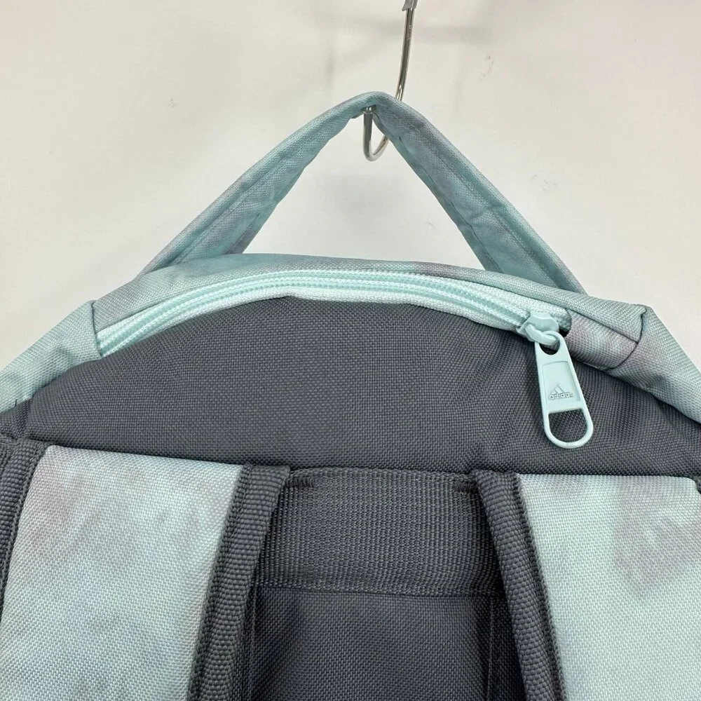 adidas Stratton II Backpack in Light Blue/Gray Large School Bag Fits 17